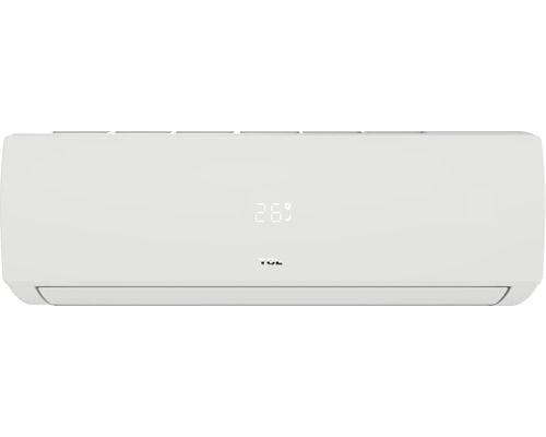Climatiseur TCL blanc avec affichage de la température