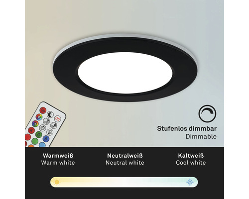 Plafonnier avec télécommande pour variation continue