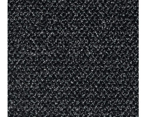 Schwarzer Teppich mit unregelmäßigem Muster