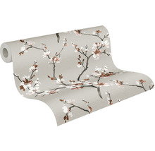 Tapetenrolle mit Blütenmuster