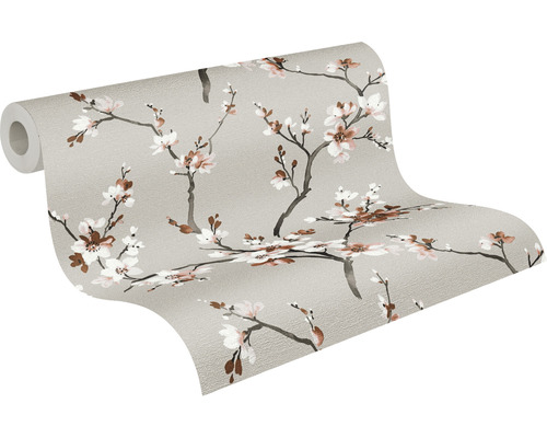 Tapetenrolle mit Blütenmuster