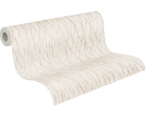 Rouleau de papier peint intissé avec motif linéaire