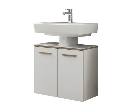 Meuble-lavabo avec meuble sous-vasque et deux portes