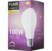 Ampoule LED FLAIR à intensité lumineuse variable A67 E27/11W(100W) 1521 lm 2700 K blanc chaud mat