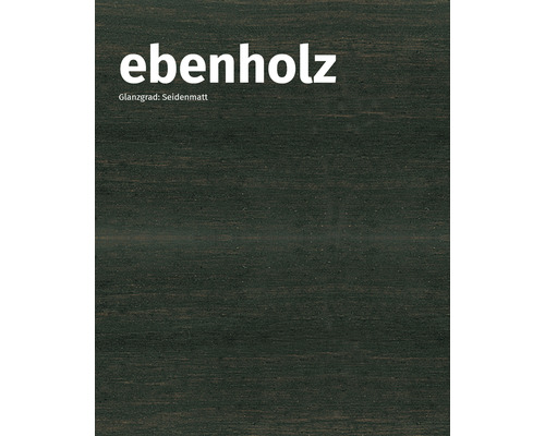 Peinture à bois couleur ébène avec finition satinée