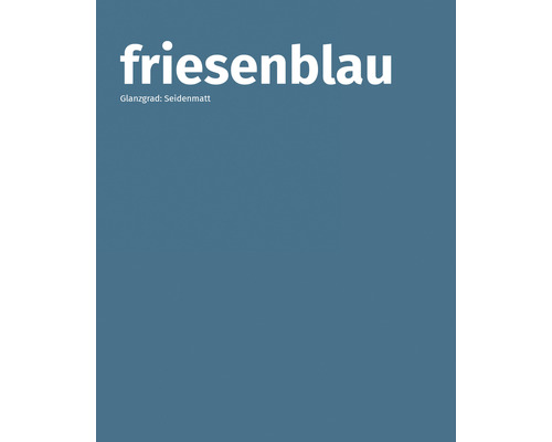 Friesenblau seidenmatte Farbe