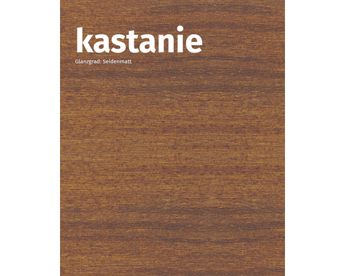Holzlasur Kastanie, seidenmatt