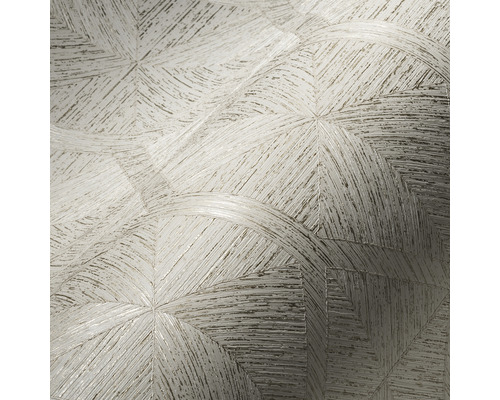 Tapete mit geometrischem Kreis- und Linienmuster