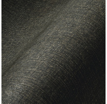 Papier peint intissé 38694-2 uni aspect lin noir-or