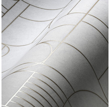 Papier peint avec formes géométriques et lignes