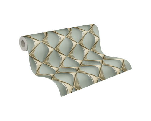 Tapetenrolle mit geometrischem Muster