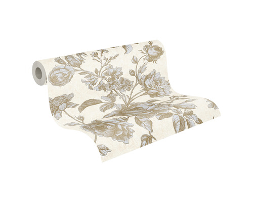 Rouleau de papier peint à motifs floraux