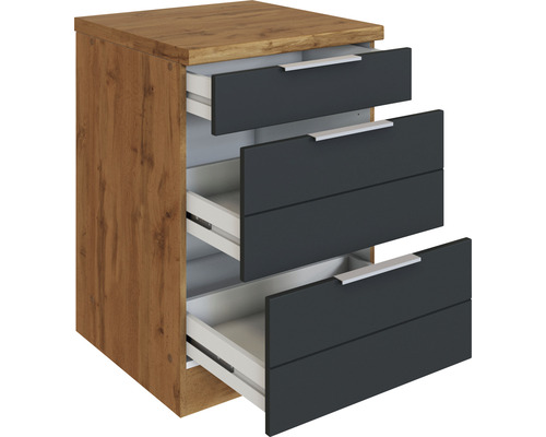 Commode avec trois tiroirs au design moderne