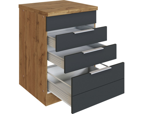 Commode avec trois tiroirs