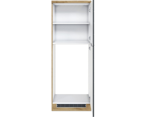 Armoire haute ouverte avec étagères pour les sanitaires