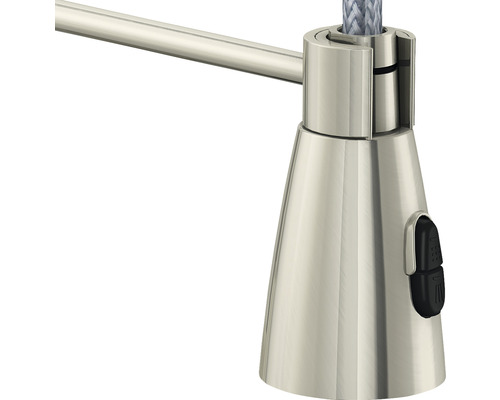 Gros plan d''une lampe réglable avec bras métallique