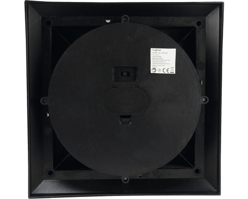 Rückseite einer quadratischen Lafiora Solar Wandleuchte