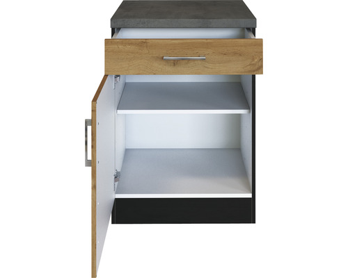 Meuble sous-vasque avec tiroir et porte