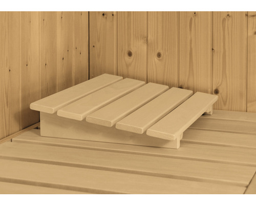 Sauna-Fussbank aus Holz
