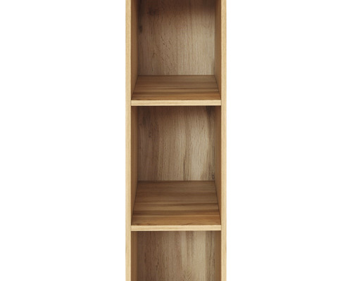 Holzregal mit drei Fächern für die Aufbewahrung