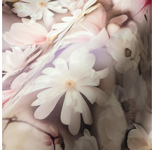 Nahaufnahme einer Tapete mit Blumenmuster