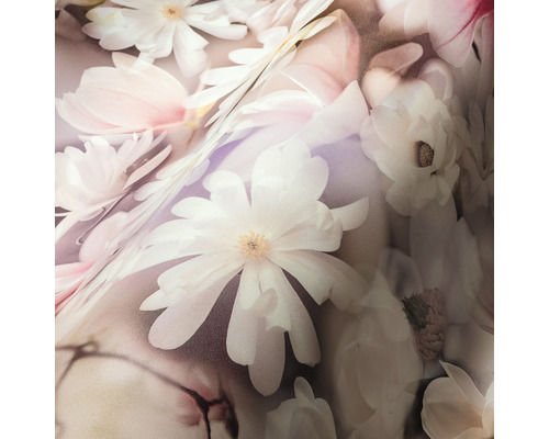 Nahaufnahme einer Tapete mit Blumenmuster