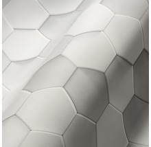 Panneaux muraux avec structure hexagonale incurvée