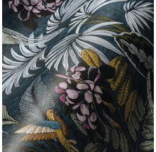 Tapete mit Pflanzen- und Vogelmotiven