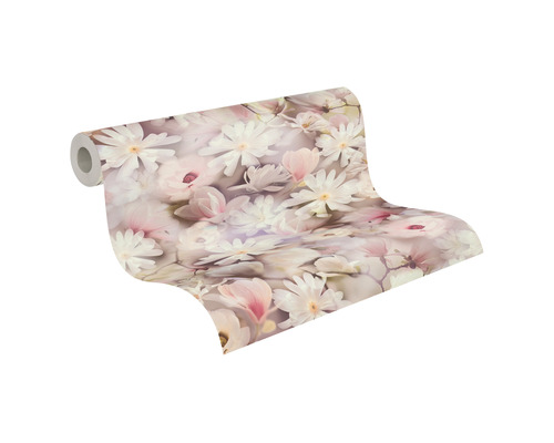 Tapetenrolle mit Blumenmuster