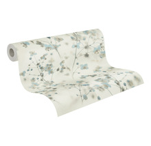 Tapetenrolle mit Blumenmuster