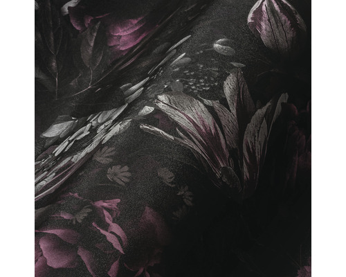 Papier peint à motif floral