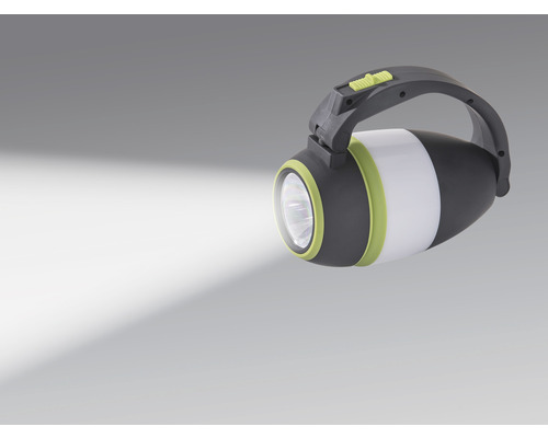 Lampe à batterie avec poignée et faisceau lumineux