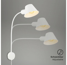 Applique murale avec tête de lampe pivotante