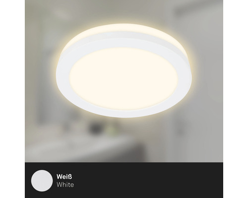 Weisse LED Deckenleuchte für den Innenbereich