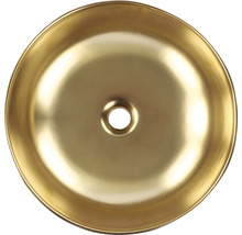 Aufsatzwaschbecken aus Metall mit rundem Design