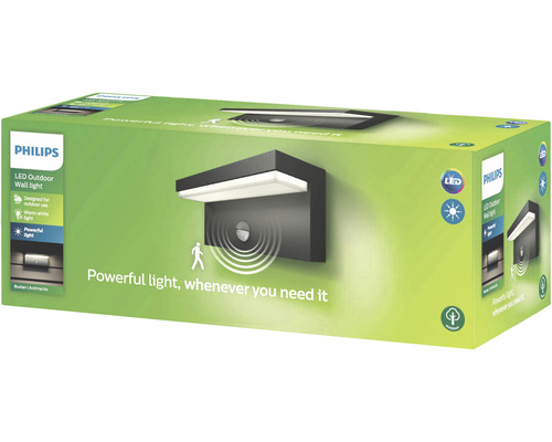 Verpackung einer Philips LED Aussenwandleuchte