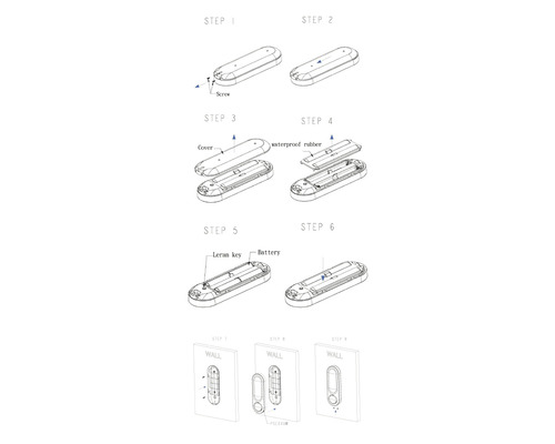 Illustrierte Montageanleitung in neun Schritten