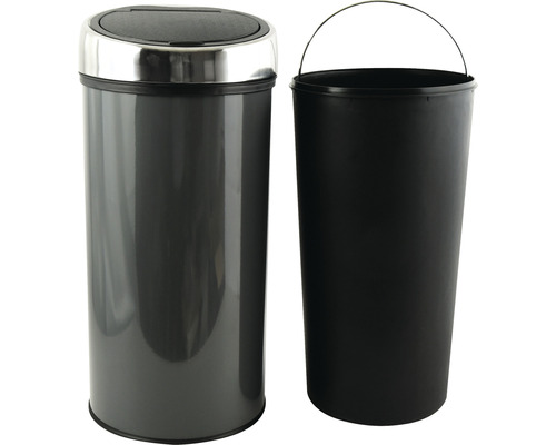 Poubelle à couvercle oscillant avec seau intérieur amovible
