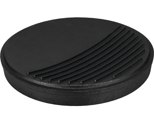 Runde Gummiauflage mit Rillenmuster