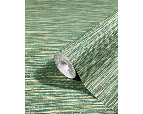 Rolle grüne Tapete mit linearem Muster