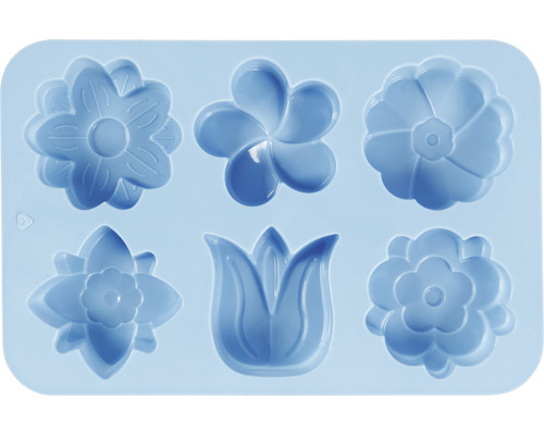 Moule en silicone avec motifs de fleurs