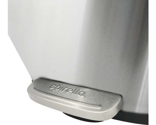 Detailansicht des Fusspedals eines Abfalleimers der Marke Spirella