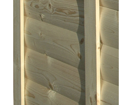 Vue détaillée d''un mur en bois avec une structure à ossature