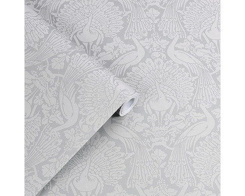 Rouleau de papier peint à motif de paon