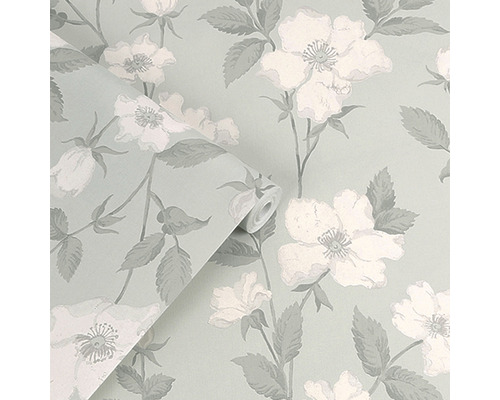 Papier peint à motif floral