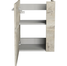Meuble sous-vasque FACKELMANN Small Bathroom Collection nature oak BxHxT 44x60x24,3 cm à gauche