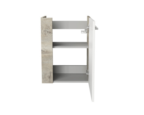 Offener Bad-Hängeschrank mit Regalböden