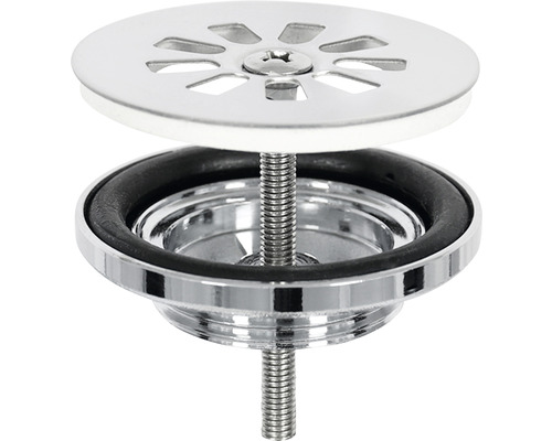 Spülen-Siebkorb aus Metall mit Schraube