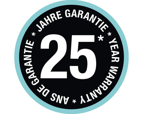 25 Jahre Garantie Siegel