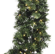 Guirlande de sapin de Noël avec éclairage